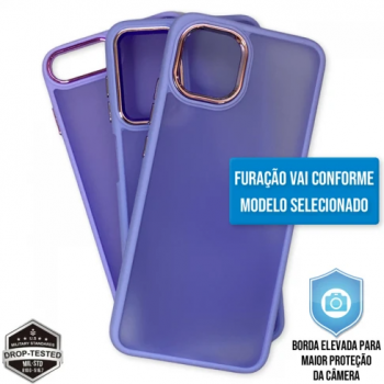 Capa Samsung Galaxy A14 4G e 5G - Clear Case Fosca Light Purple