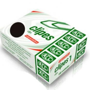 CLIPES 1 NIQUELADO P/PAPEIS CX C/100 UNI ACC