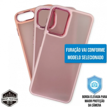 Capa Samsung Galaxy A54 5G - Clear Case Fosca Chanel Pink