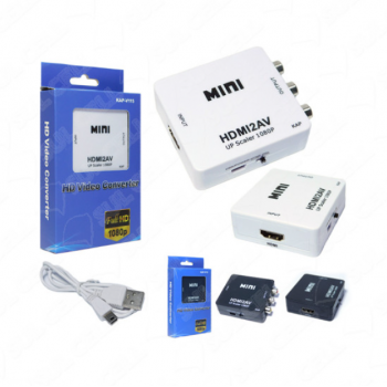 Adaptador Conversor HDMI x Video Composto 3 RCA Av (KAP-V115)