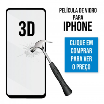 Película de Vidro 3D para iPhone 17 Pro Max Preta