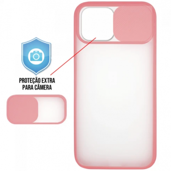 Capa para iPhone 12 Pro Max - Cam Protector Salmão