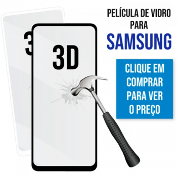 Película de Vidro 3D para Samsung Galaxy A11 e M11 Preta