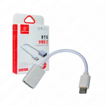 Cabo Adaptador OTG Tipo C Macho x Usb Femea (KA-30-TY)