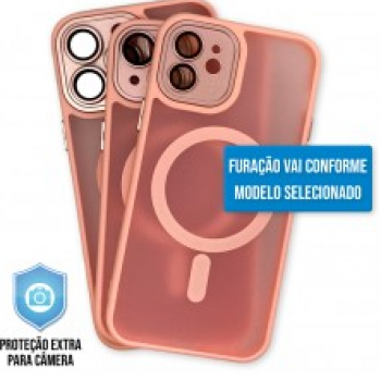 Capa iPhone 11 Pro Max - Clear Case Fosca Magsafe Chanel Pink