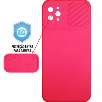 Capa para iPhone 12 Pro Max - Emborrachada Cam Protector Pink