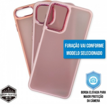 Capa Samsung Galaxy A10s e M01s - Clear Case Fosca Chanel Pink