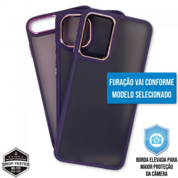 Capa Samsung Galaxy A04 - Clear Case Fosca Dark Purple