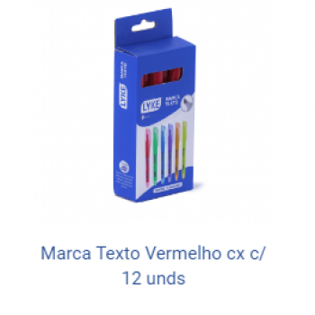 MARCA TEXTO VERMELHO Unidade
