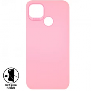 Capa para Motorola Moto G9 Power - Emborrachada Top Frosted Areia Rosa