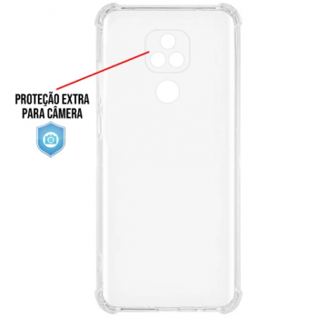 Capa TPU Antishock Premium Motorola Moto E7 - Transparente