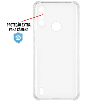Capa TPU Antishock Premium Motorola Moto E7 Power - Transparente