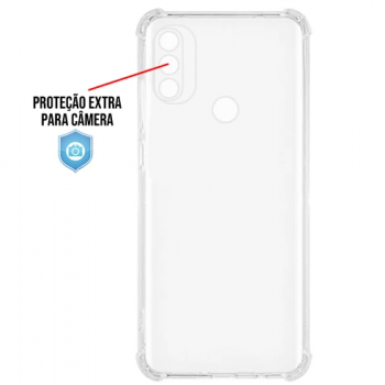 Capa TPU Antishock Premium Motorola Moto E20 - Transparente