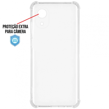 Capa TPU Antishock Premium Samsung Galaxy A03 Core - Transparente