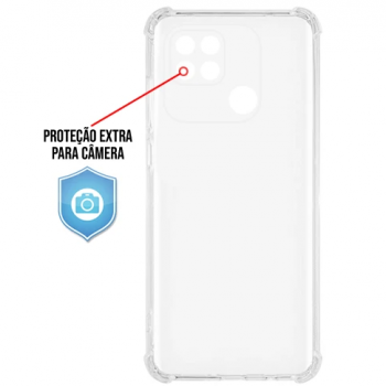 Capa TPU Antishock Premium Xiaomi Redmi 10A - Transparente