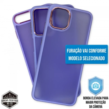 Capa iPhone 12 Pro Max - Clear Case Fosca Light Purple