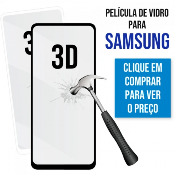 Película de Vidro 3D para Samsung Galaxy A02/A02s/M02s/A22 5G Preta