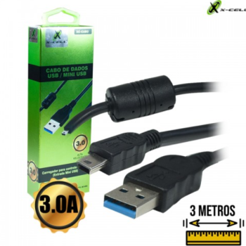 Cabo V3 para PS3 com Filtro 3m XC-CAB5 X-Cell