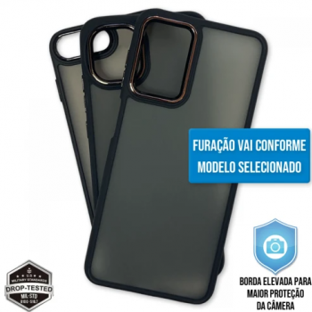 Capa iPhone 11 Pro - Clear Case Fosca Graphite Black
