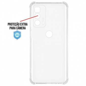 Capa TPU Antishock Premium Motorola Moto Edge 20 Pro - Transparente