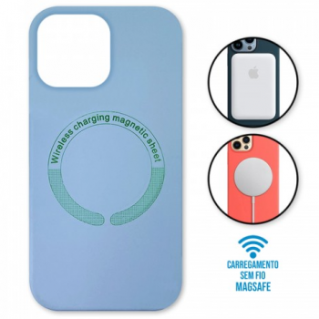 Capa iPhone 11 Pro - Padrão Magsafe Azul Água