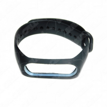 Pulseira Silicone p/ Bracelete Inteligente MI Band M3 M4 Preto