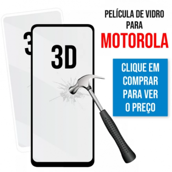 Película de Vidro 3D para Motorola Moto G53 Preta