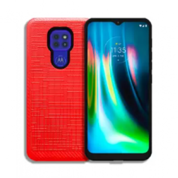 Capa para Motorola Moto G9 Play - Motomo Frame Vermelha