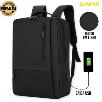 Mochila de Notebook Linho Slim BM-B595 B-MAX - Preta