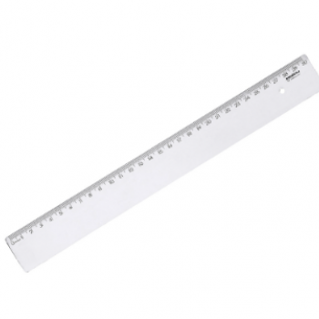 REGUA 30cm NEW LINE CRISTAL 10270017 WALEU@