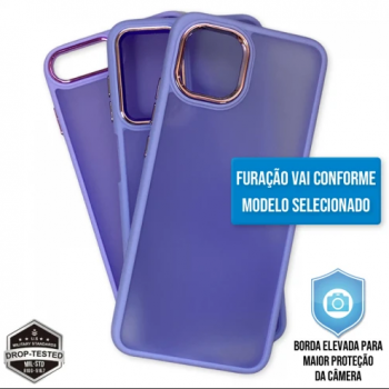 Capa Samsung Galaxy A03 - Clear Case Fosca Light Purple