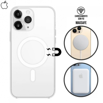 Capa iPhone 11 Pro Max - TPU Magsafe Transparente