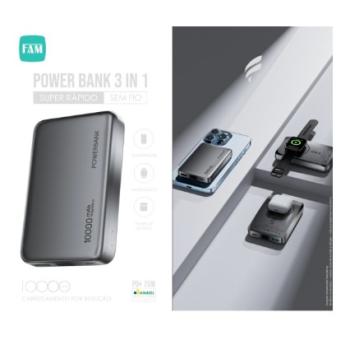 POWERBANK 10000MAH L10019 MAGNETICO+PD FAM