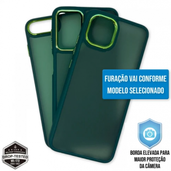Capa iPhone 12 e 12 Pro - Clear Case Fosca Cangling Green