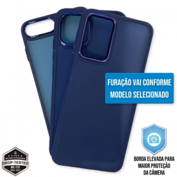 Capa Samsung Galaxy S25 5G - Clear Case Fosca Navy Blue