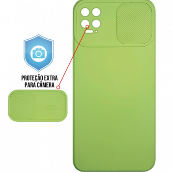 Capa Motorola Moto G100 e Edge S - Emborrachada Cam Protector Verde Abacate