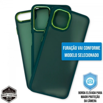 Capa Samsung Galaxy A03 - Clear Case Fosca Cangling Green