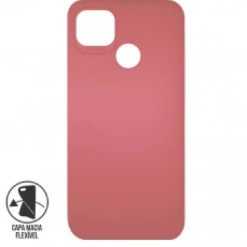 Capa para Motorola Moto G9 Power - Emborrachada Top Frosted Coral