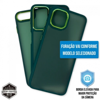 Capa Samsung Galaxy A04 - Clear Case Fosca Cangling Green