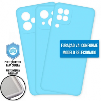 Capa Samsung Galaxy A13 4G - Cover Protector Azul Turquesa