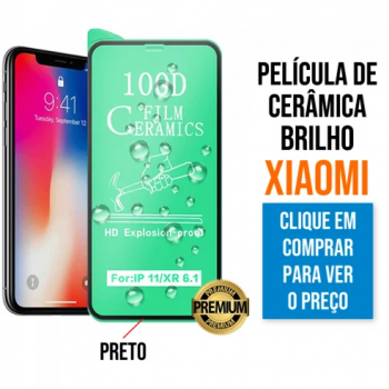 Película de Cerâmica Brilho para Xiaomi Redmi Note 13 Preta