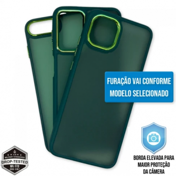 Capa Samsung Galaxy A24 - Clear Case Fosca Cangling Green