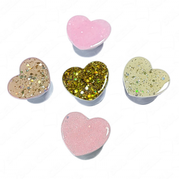 Popsocket Coraçao c/ Glitter