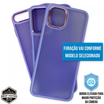 Capa iPhone 13 Pro Max - Clear Case Fosca Light Purple