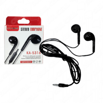 Fone de Ouvido P2 c/ Microfone (KA-5316) - 1.20m