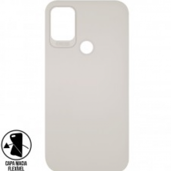 Capa para Motorola Moto G50 4G - Silicone Case Branca