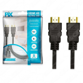 Cabo HDMI 2m 2.0 Suporta 3D 4k Ultra HD (018-2222)