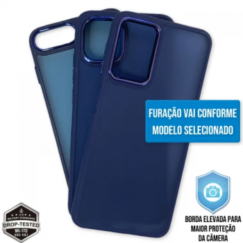Capa Samsung Galaxy A03 - Clear Case Fosca Navy Blue