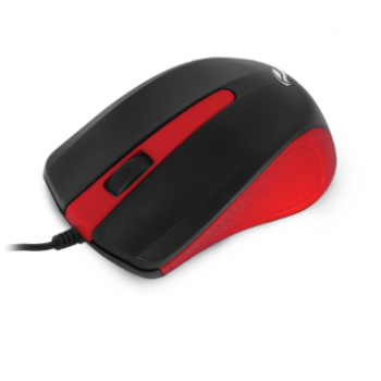 MOUSE OPTICO MS-20RD VERMELHO/PRETO USB C3 TECH@