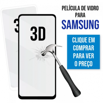 Película de Vidro 3D para Samsung Galaxy A72/S10 Lite/Note 10 Lite Preta